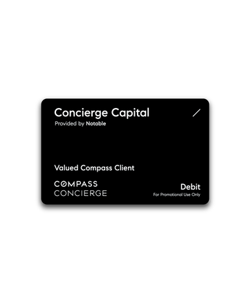 Mock Concierge Capital Cards (5 Pack)