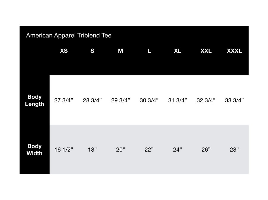 American Apparel® Triblend Tee